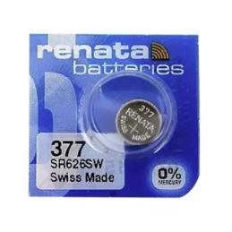 1 Pile Oxyde d'argent 377 -...